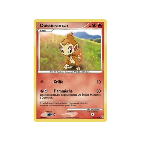 Carte Ouisticram - Commune (Brillante) de Pokémon Diamant & Perle 76/130