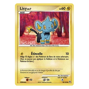 Découvrez Lixy, carte Commune (Brillante) de la série Diamant & Perle
