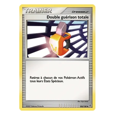 Double guérison totale 105/130 : Joyau Peu commune (Brillante) de l'extension Pokémon Diamant & Perle