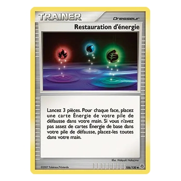 Restauration d'énergie 106/130 : Joyau Peu commune (Brillante) de l'extension Pokémon Diamant & Perle