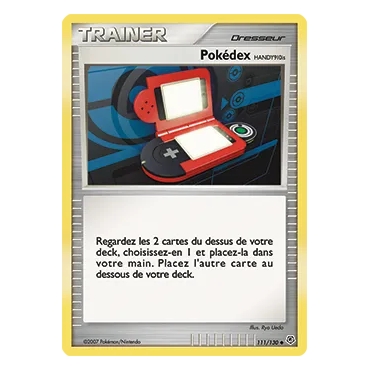 Carte Pokédex HANDY910is - Peu commune (Brillante) de Pokémon Diamant & Perle 111/130