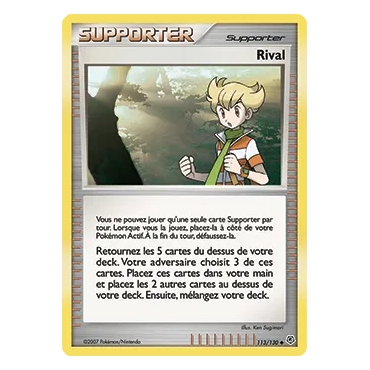 Découvrez Rival, carte Peu commune (Brillante) de la série Diamant & Perle