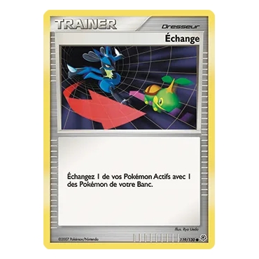 Carte Échange - Commune (Brillante) de Pokémon Diamant & Perle 119/130