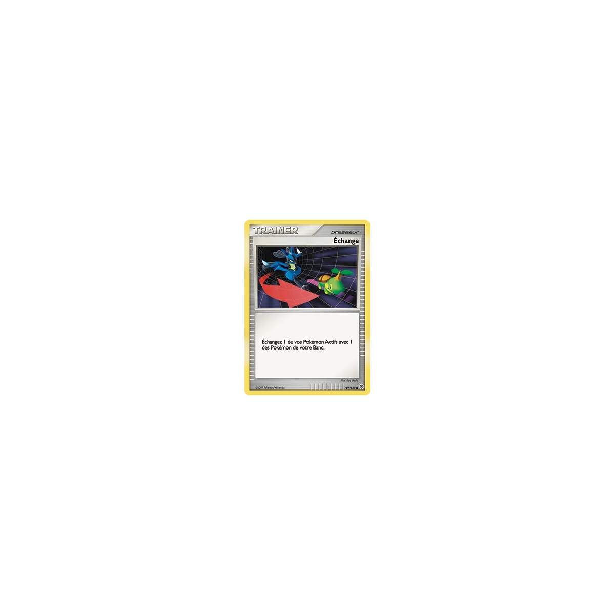 Carte Échange - Commune (Brillante) de Pokémon Diamant & Perle 119/130