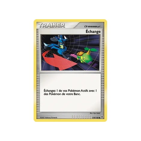 Carte Échange - Commune (Brillante) de Pokémon Diamant & Perle 119/130