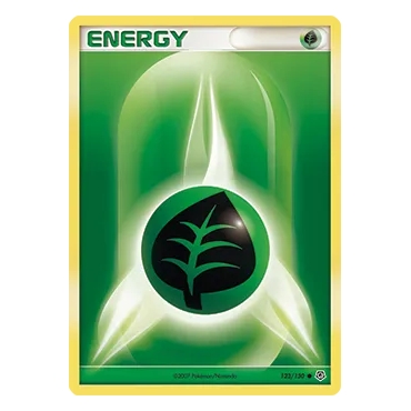 Carte Énergie Plante - Commune (Brillante) de Pokémon Diamant & Perle 123/130