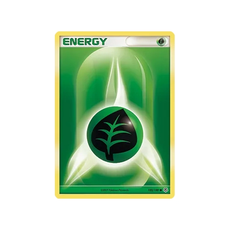 Carte Énergie Plante - Commune (Brillante) de Pokémon Diamant & Perle 123/130