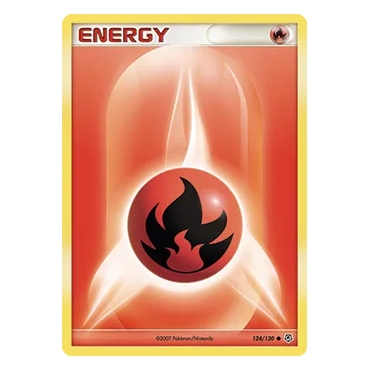 Découvrez Énergie Feu, carte Commune (Brillante) de la série Diamant & Perle