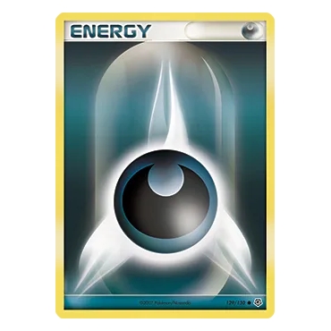 Carte Énergie Obscurité - Commune (Brillante) de Pokémon Diamant & Perle 129/130