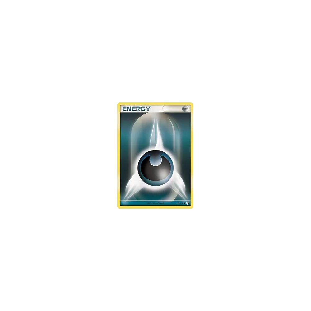 Carte Énergie Obscurité - Commune (Brillante) de Pokémon Diamant & Perle 129/130