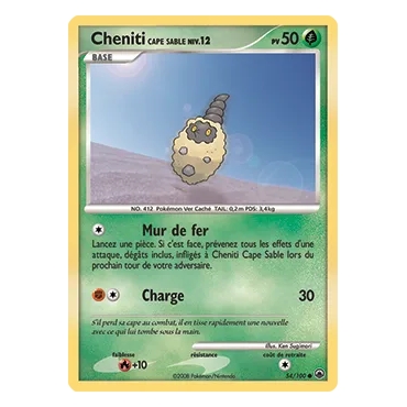 Découvrez Cheniti Cape Sable, carte Commune (Brillante) de la série Diamant &amp; Perle Aube Majestueuse