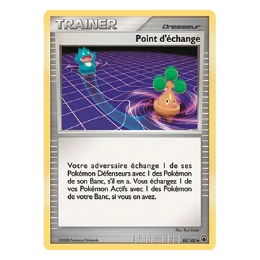 Découvrez Point d'échange, carte Peu commune (Brillante) de la série Diamant & Perle Aube Majestueuse