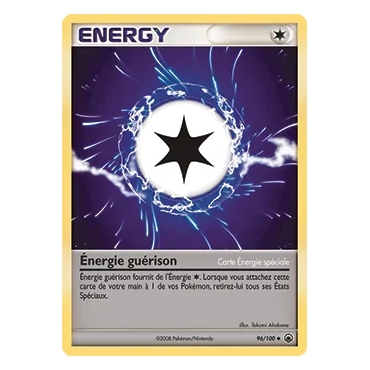 Découvrez Énergie guérison, carte Peu commune (Brillante) de la série Diamant & Perle Aube Majestueuse