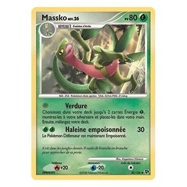 Massko 40/106 : Joyau Peu commune (Brillante) de l'extension Pokémon Diamant & Perle Duels au sommet