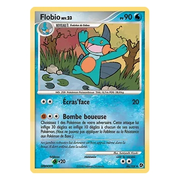 Carte Flobio - Peu commune (Brillante) de Pokémon Diamant & Perle Duels au sommet 46/106