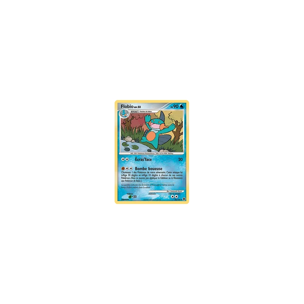 Carte Flobio - Peu commune (Brillante) de Pokémon Diamant & Perle Duels au sommet 46/106