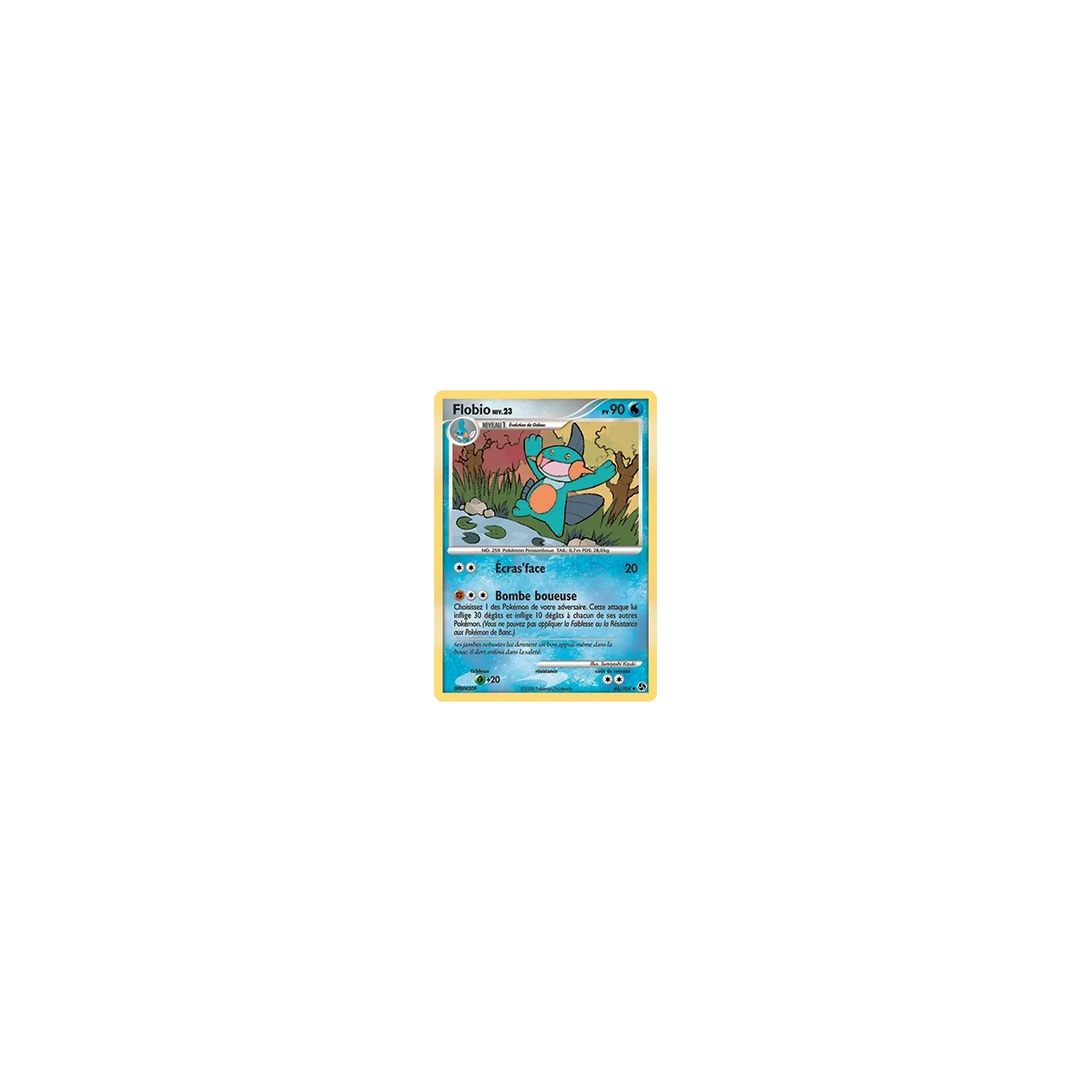 Carte Flobio - Peu commune (Brillante) de Pokémon Diamant & Perle Duels au sommet 46/106