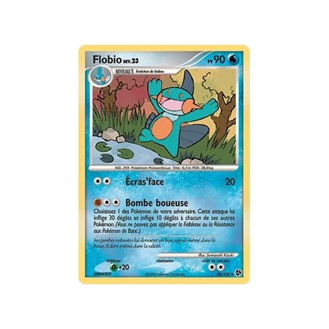 Carte Flobio - Peu commune (Brillante) de Pokémon Diamant & Perle Duels au sommet 46/106