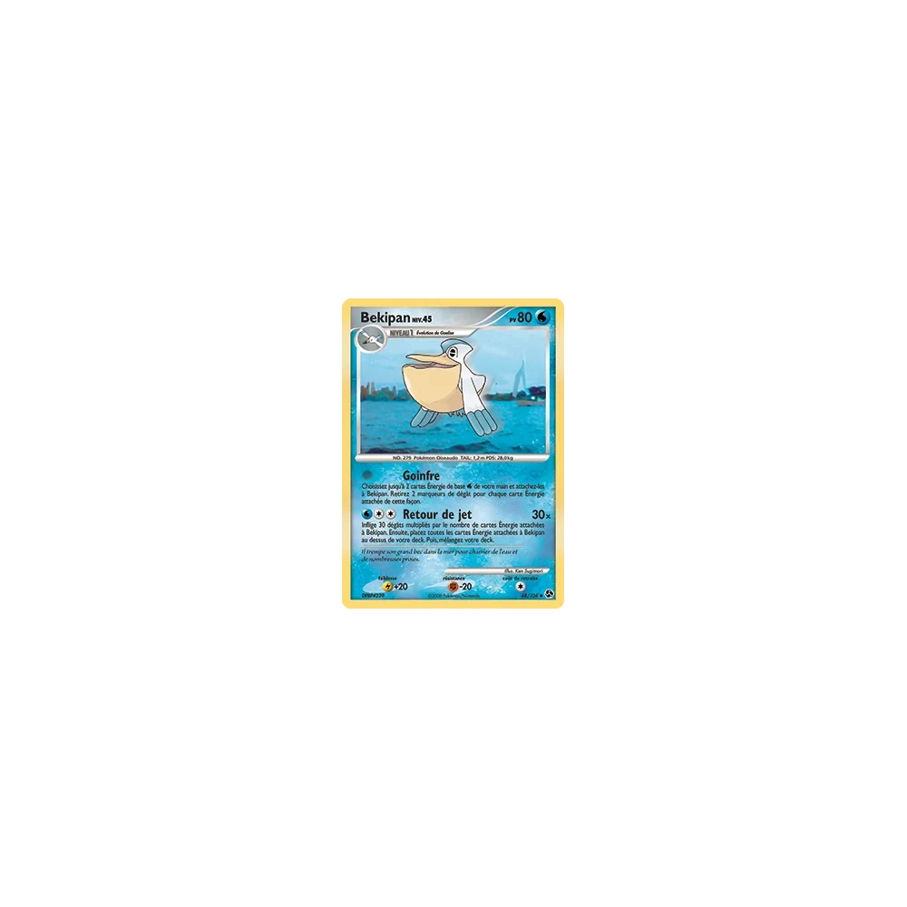 Carte Bekipan - Peu commune (Brillante) de Pokémon Diamant & Perle Duels au sommet 48/106