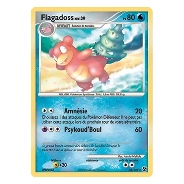 Flagadoss 54/106 : Joyau Peu commune (Brillante) de l'extension Pokémon Diamant & Perle Duels au sommet