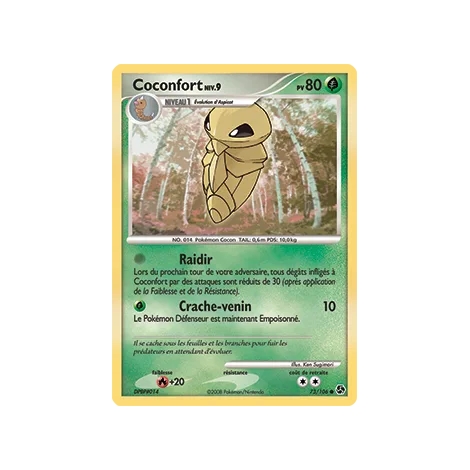 Coconfort 73/106 : Joyau Commune (Brillante) de l'extension Pokémon Diamant & Perle Duels au sommet