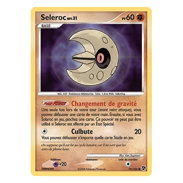 Carte Seleroc - Commune (Brillante) de Pokémon Diamant & Perle Duels au sommet 76/106
