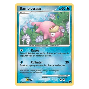 Découvrez Ramoloss, carte Commune (Brillante) de la série Diamant & Perle Duels au sommet