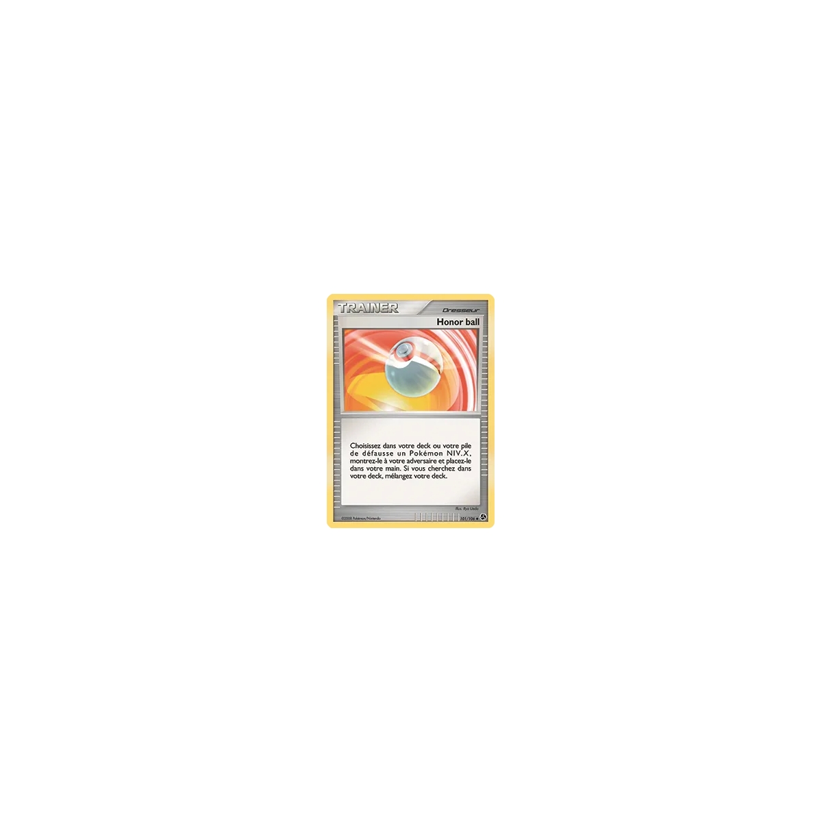 Carte Honor ball - Peu commune (Brillante) de Pokémon Diamant & Perle Duels au sommet 101/106