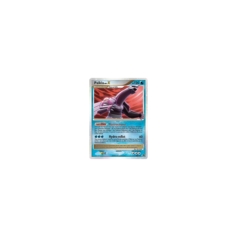 Palkia NIV.X 106/106 : Joyau Holographique rare NIV.X de l'extension Pokémon Diamant & Perle Duels au sommet