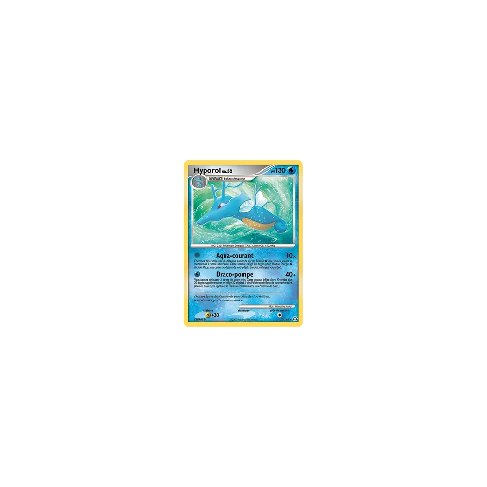 Carte Hyporoi - Holographique rare de Pokémon Diamant & Perle Éveil des Légendes 7/146