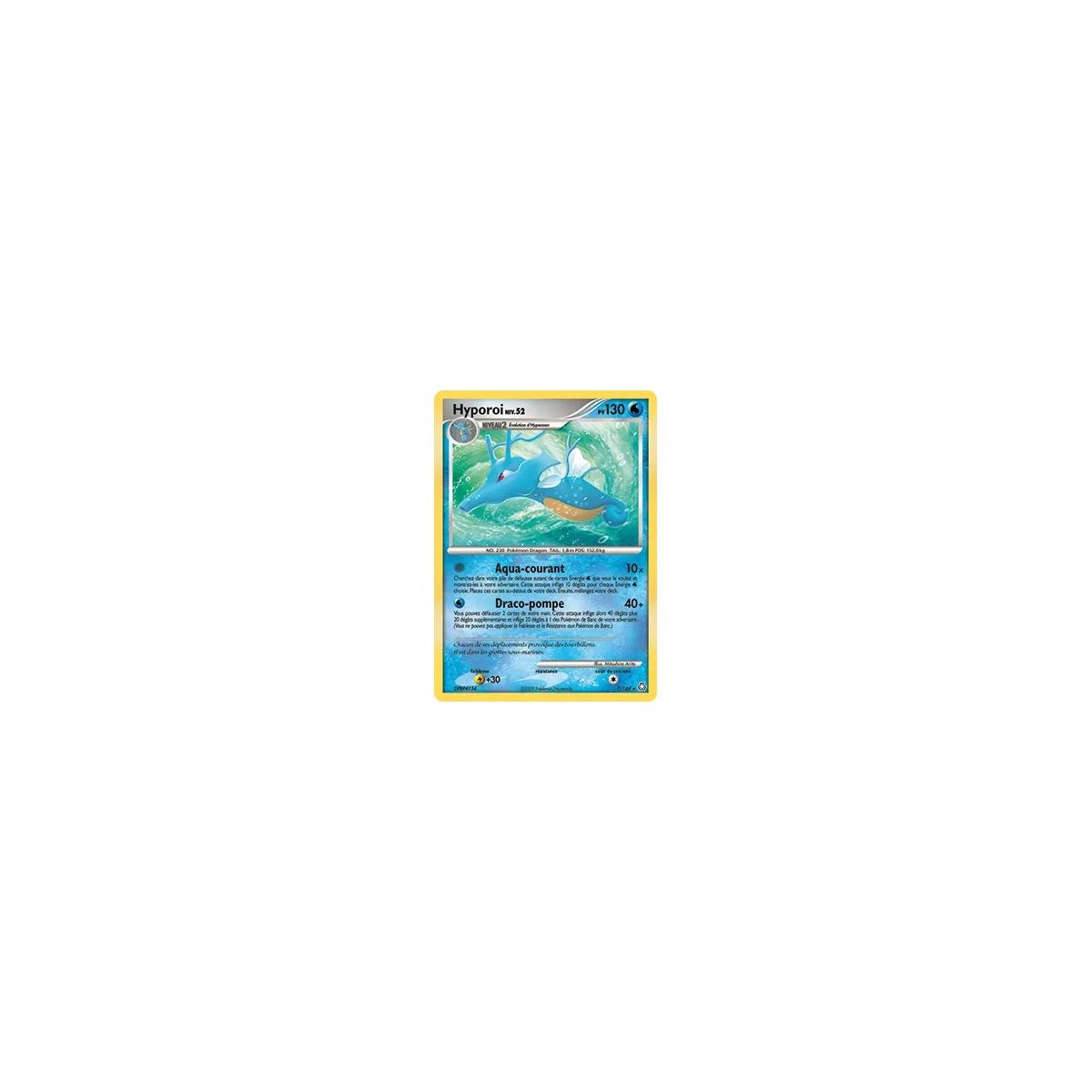 Carte Hyporoi - Holographique rare de Pokémon Diamant & Perle Éveil des Légendes 7/146