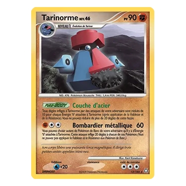 Tarinorme 13/146 : Joyau Holographique rare de l'extension Pokémon Diamant & Perle Éveil des Légendes