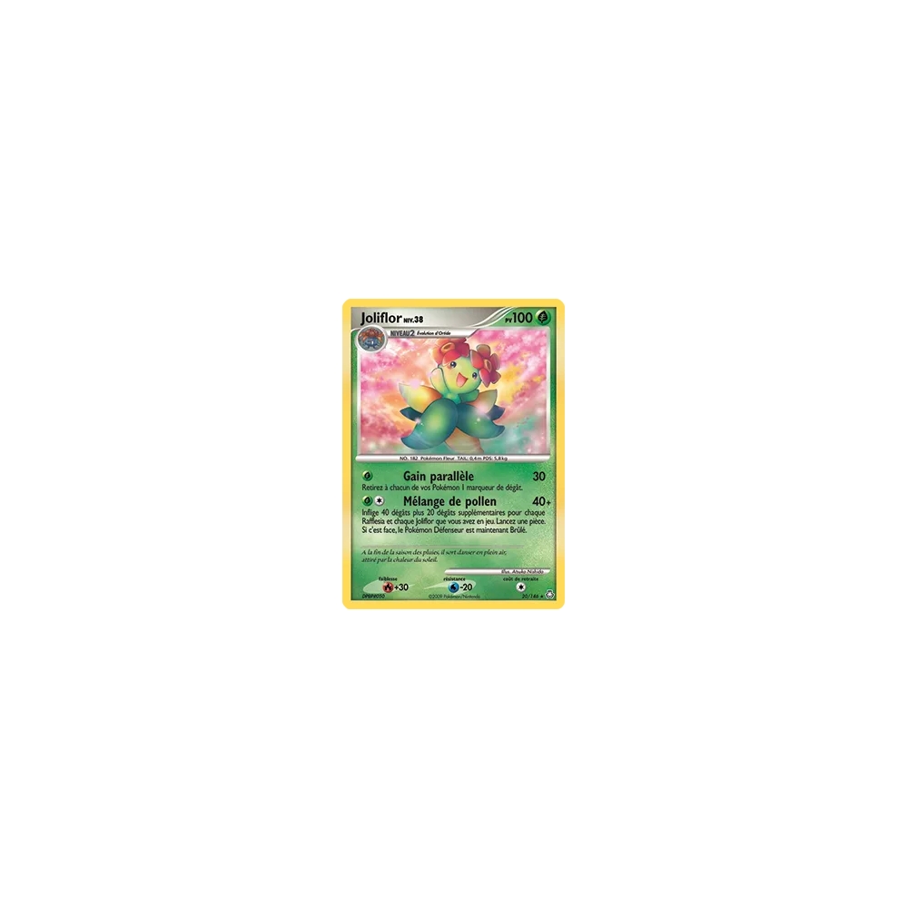 Carte Joliflor - Rare (Brillante) de Pokémon Diamant & Perle Éveil des Légendes 20/146