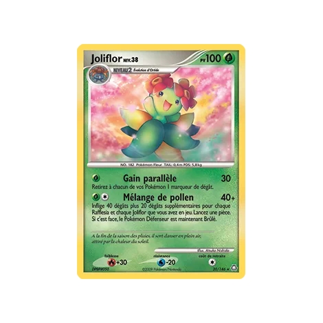 Carte Joliflor - Rare (Brillante) de Pokémon Diamant & Perle Éveil des Légendes 20/146