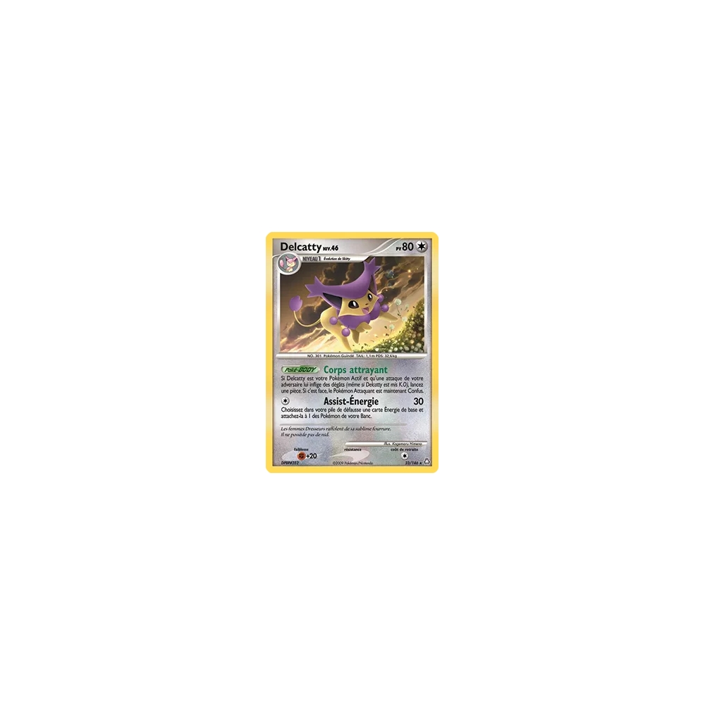 Delcatty 23/146 : Joyau Rare (Brillante) de l'extension Pokémon Diamant & Perle Éveil des Légendes