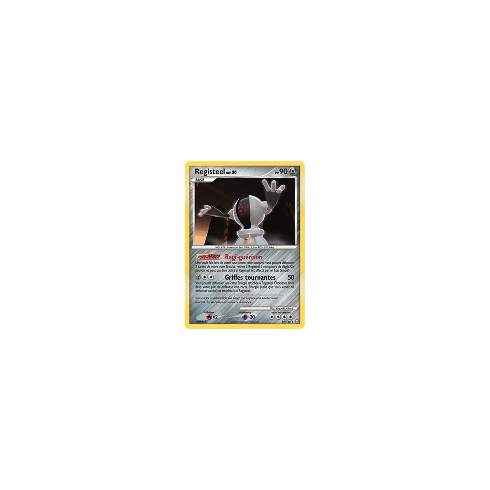 Découvrez Registeel, carte Rare (Brillante) de la série Diamant & Perle Éveil des Légendes