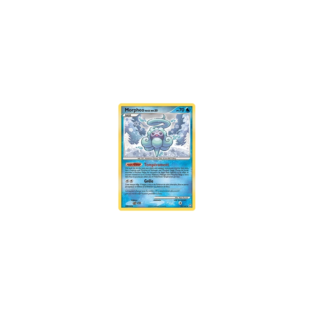 Morpheo Neige 50/146 : Joyau Peu commune (Brillante) de l'extension Pokémon Diamant & Perle Éveil des Légendes