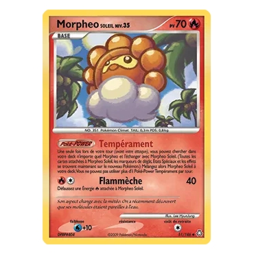 Découvrez Morpheo Soleil, carte Peu commune (Brillante) de la série Diamant & Perle Éveil des Légendes