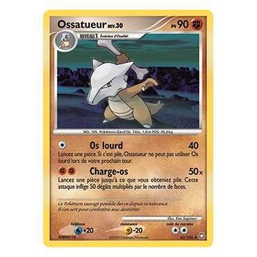 Découvrez Ossatueur, carte Peu commune (Brillante) de la série Diamant & Perle Éveil des Légendes