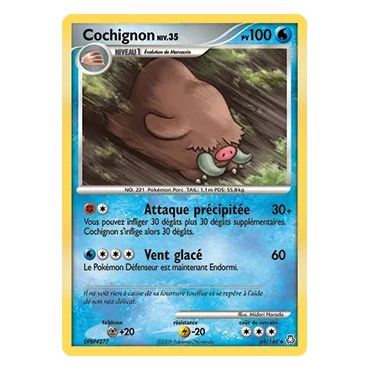 Découvrez Cochignon, carte Peu commune (Brillante) de la série Diamant & Perle Éveil des Légendes