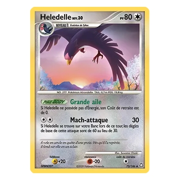 Heledelle 73/146 : Joyau Peu commune (Brillante) de l'extension Pokémon Diamant & Perle Éveil des Légendes