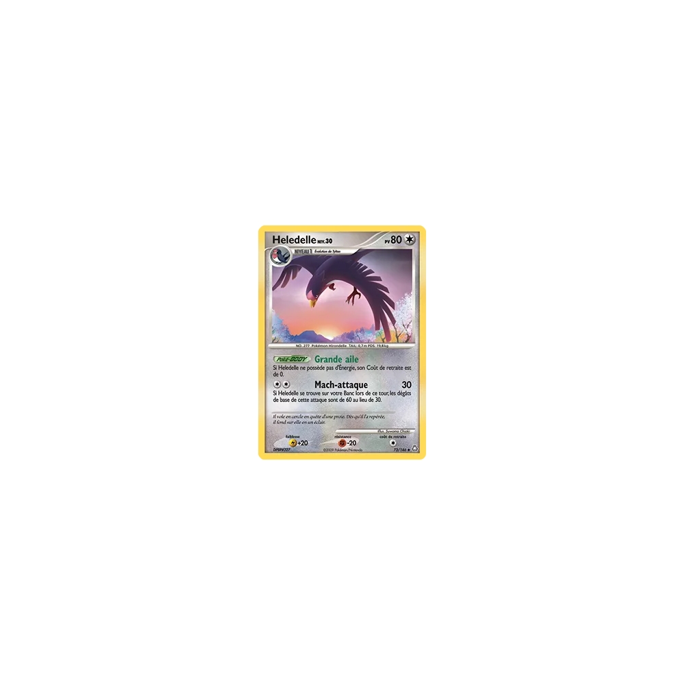 Heledelle 73/146 : Joyau Peu commune (Brillante) de l'extension Pokémon Diamant & Perle Éveil des Légendes