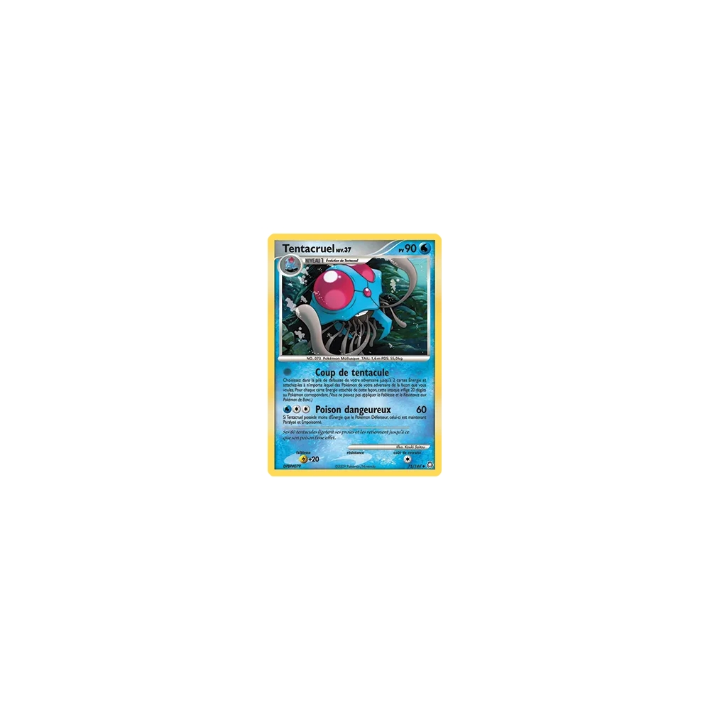 Carte Tentacruel - Peu commune (Brillante) de Pokémon Diamant & Perle Éveil des Légendes 75/146