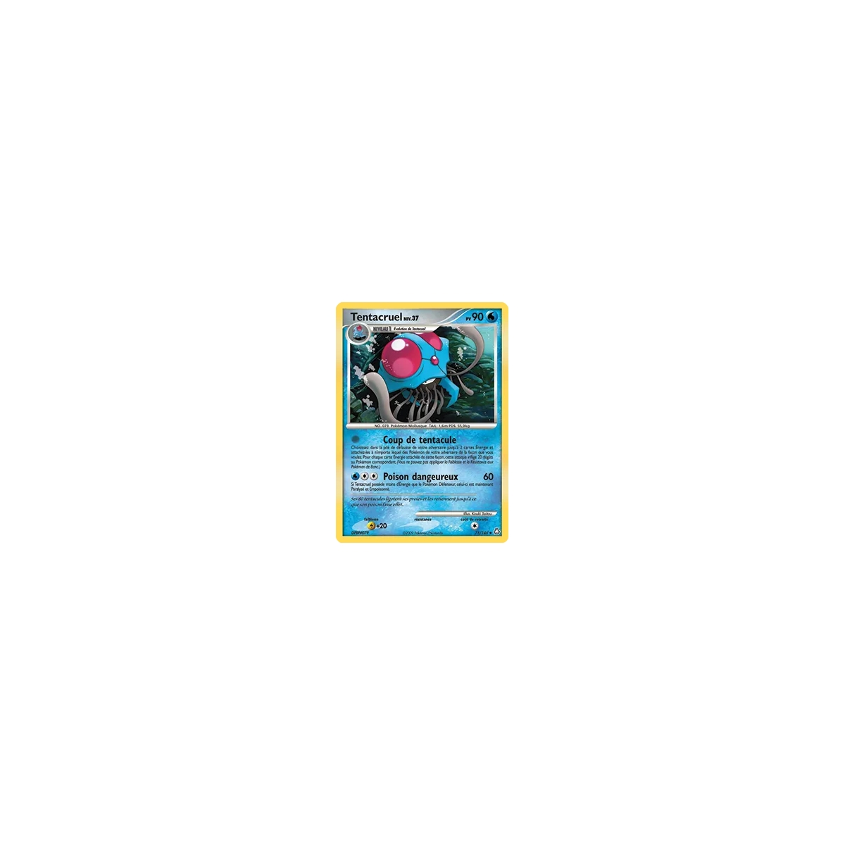 Carte Tentacruel - Peu commune (Brillante) de Pokémon Diamant & Perle Éveil des Légendes 75/146