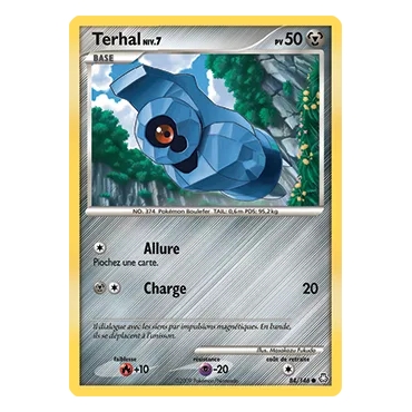 Carte Terhal - Commune (Brillante) de Pokémon Diamant & Perle Éveil des Légendes 84/146