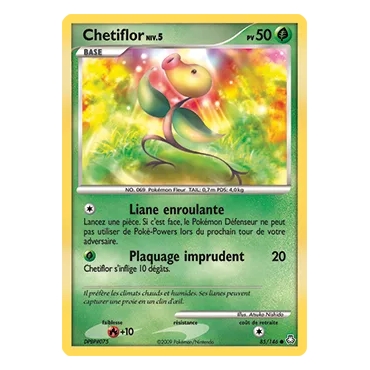 Chetiflor 85/146 : Joyau Commune (Brillante) de l'extension Pokémon Diamant & Perle Éveil des Légendes