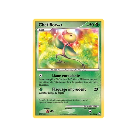 Chetiflor 85/146 : Joyau Commune (Brillante) de l'extension Pokémon Diamant & Perle Éveil des Légendes