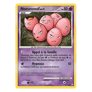 Noeunoeuf 93/146 : Joyau Commune (Brillante) de l'extension Pokémon Diamant & Perle Éveil des Légendes