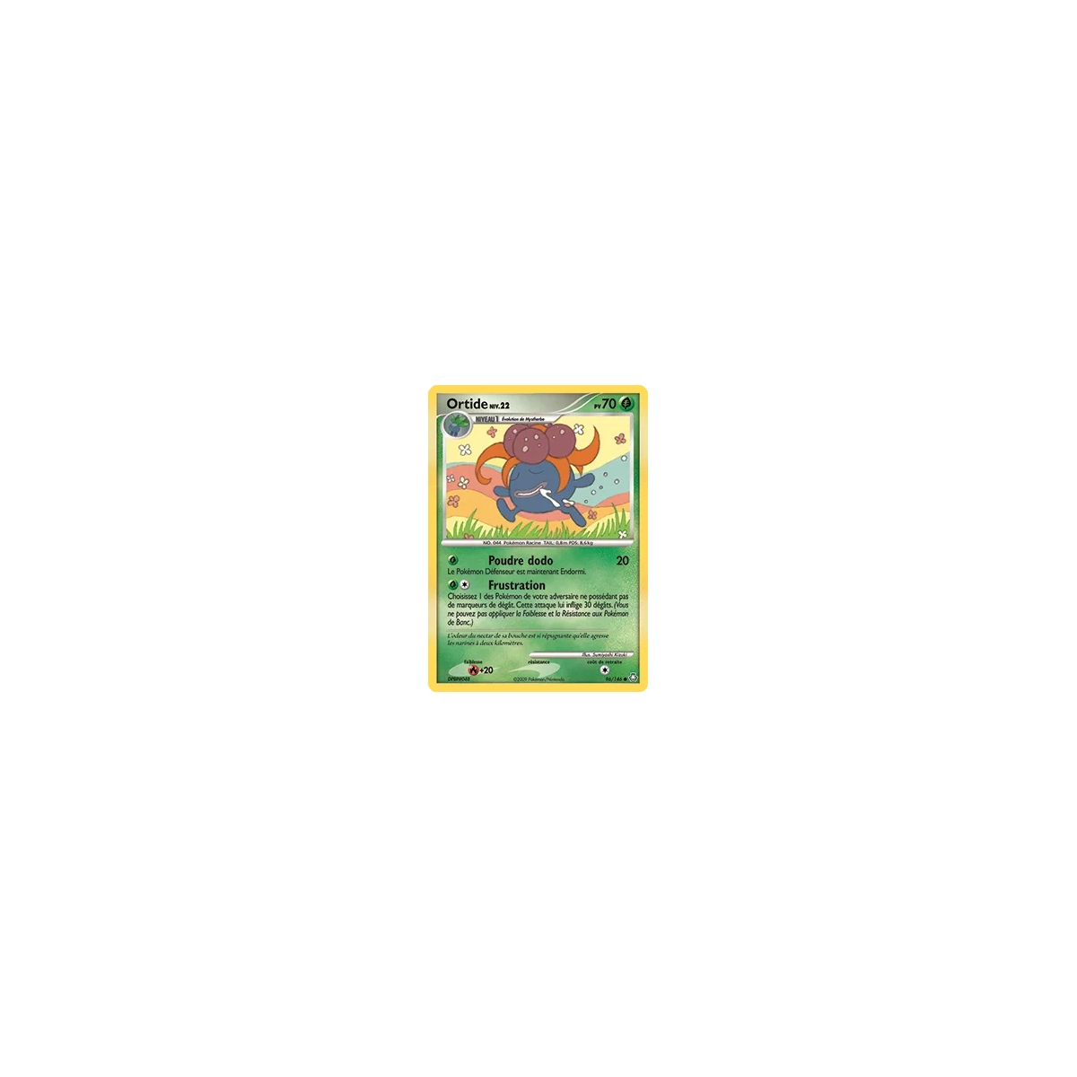 Ortide 96/146 : Joyau Commune (Brillante) de l'extension Pokémon Diamant & Perle Éveil des Légendes