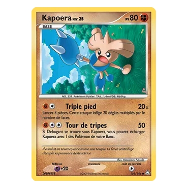 Découvrez Kapoera, carte Commune (Brillante) de la série Diamant & Perle Éveil des Légendes